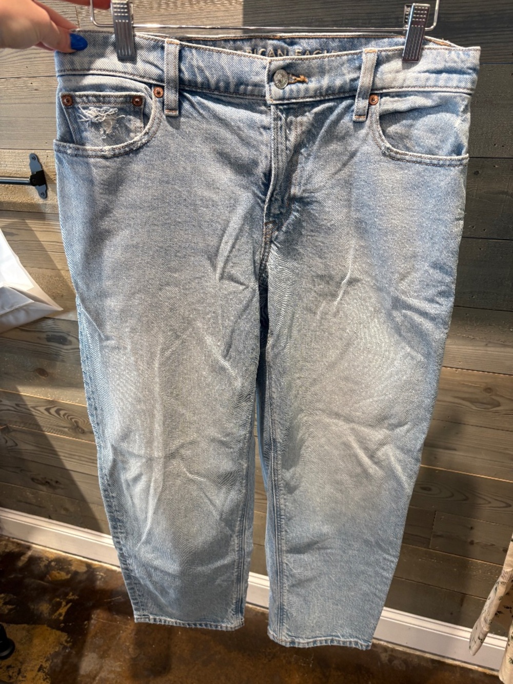 American Eagle Barrel Jeans